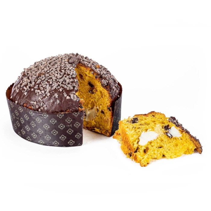 Panettone Esmeralda con cioccolato fondente e rum